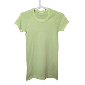 Lululemon swiftly neon yellow short sleeve top